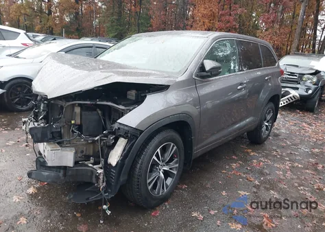 2018 Toyota Highlander Le из США, поврежденный, VIN 5TDBZRFH5JS487730